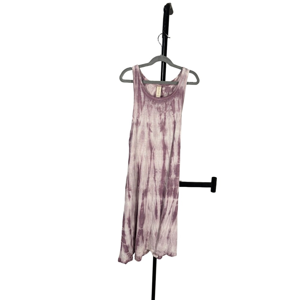 Altar'd State Boho Tie Dye Tank Dress Purple Sleeveless Womens Large Chic NWT